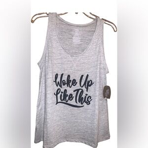 Secret Treasures Woke Up Like This Pajama Top Size Medium NWT